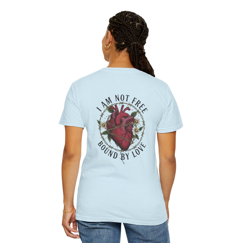 I Am Not Free / Bound by Love | Unisex Oversized Boxy T-Shirt